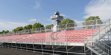 深圳機(jī)場國際車場可拆卸拼裝看臺(tái)