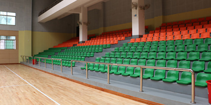 郴州六中看臺(tái)項(xiàng)目施工完畢