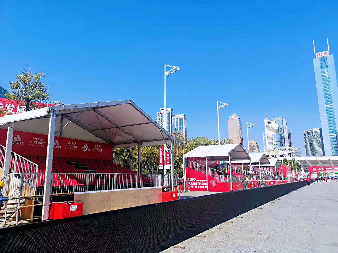 綠蛙看臺與2019廣州馬拉松賽攜手并進，共譜馬拉松賽事新輝煌