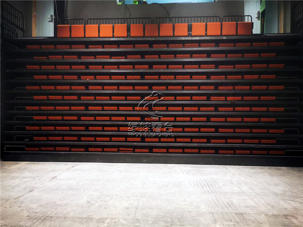 綠蛙看臺承接了深圳天鵝湖劇場中的電動伸縮看臺安裝